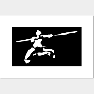 martial art stickfighter INK Posters and Art